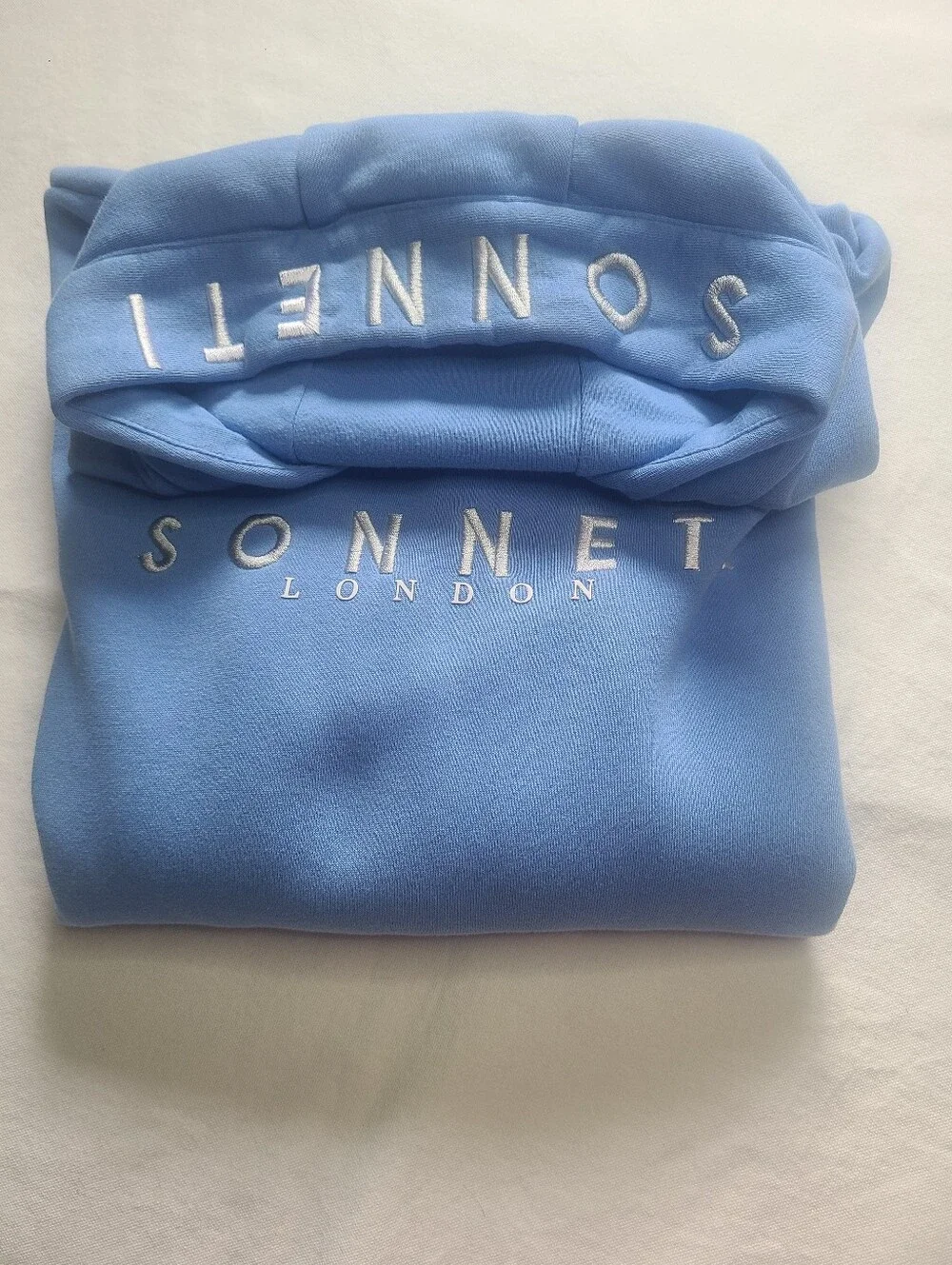 Big Kids Light Blue Hooded Sweatset